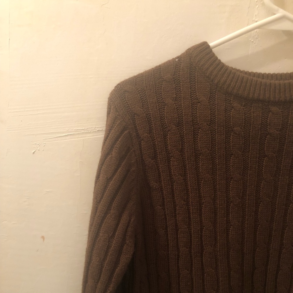 Brown sweater